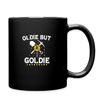 Goldgräber Goldbergbau Goldwaschen Goldmine - Tasse einfarbig - Schwarz - Rechts