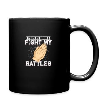 Jésus Christianisme Dieu Prière Prière Pasteur - Mug uni - noir - Droite
