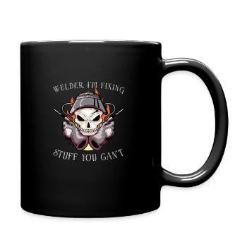 Welder Wife Funny Funny Welding Girlfriend Gift - Full Colour Mug - black - Right