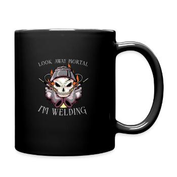 Welder Wife Funny Funny Welding Girlfriend Gift - Tasse einfarbig - Schwarz - Rechts