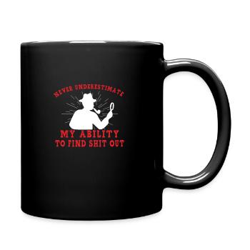True Crime Murder Spy Crime Intérêt Idée cadeau - Mug uni - noir - Droite