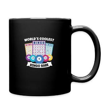 Bingo Jeu de cartes Grand-mère Bingo Joueur Bingo Cartes - Mug uni - noir - Droite