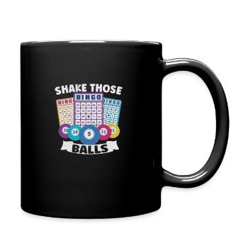 Bingo Jeu de cartes Grand-mère Bingo Joueur Bingo Cartes - Mug uni - noir - Droite