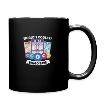 Bingo Jeu de cartes Grand-mère Bingo Joueur Bingo Cartes - Mug uni - noir - Droite