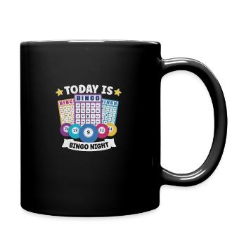 Bingo Jeu de cartes Grand-mère Bingo Joueur Bingo Cartes - Mug uni - noir - Droite
