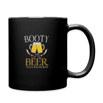 Beer Lover Pirate Pirate Ship Pirate Captain - Full Colour Mug - black - Right