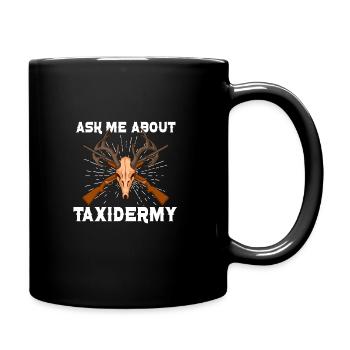 Drôle de taxidermiste taxidermie trophée de chasse - Mug uni - noir - Droite