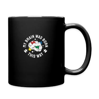 Autism Awareness Autism Disease Autistic Poison - Full Colour Mug - black - Right
