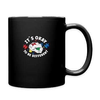 Autism Awareness Autism Disease Autistic Gift - Tasse einfarbig - Schwarz - Rechts