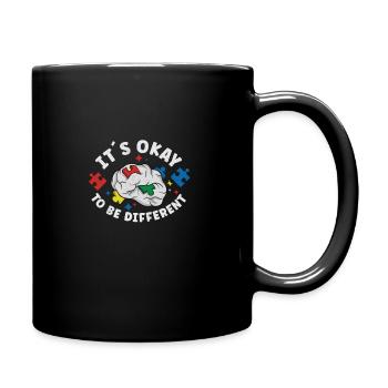 Sensibilisation à l’autisme Maladie autistique Poison autistique - Mug uni - noir - Droite