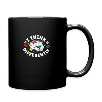 Autism Awareness Autism Disease Autistic Gift - Tasse einfarbig - Schwarz - Rechts