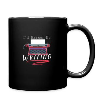 Author Writing Writer Literature - Full Colour Mug - black - Right