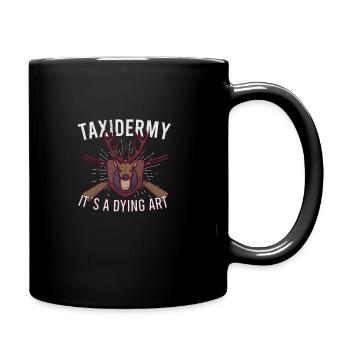Drôle de taxidermiste taxidermie trophée de chasse - Mug uni - noir - Droite