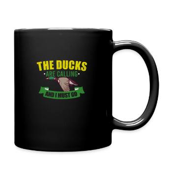Duck Hunting Duck Hunter Bird Hunting - Full Colour Mug - black - Right