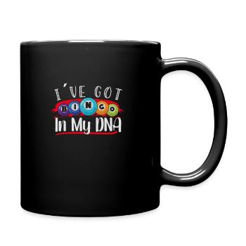Bingo Card Game Grandma Bingo Player Bingo Cards - Full Colour Mug - black - Right