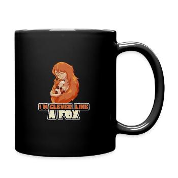 Redhead Ginger Red Haired Funny Ginger Hair Fox - Full Colour Mug - black - Right