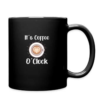 Coffee Lover Caffeine Molecule Java Latte Espresso - Full Colour Mug - black - Right