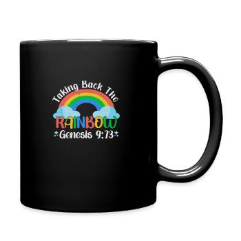 Pansexual Gay Pansexuality Asexual Asexuality - Full Colour Mug - black - Right
