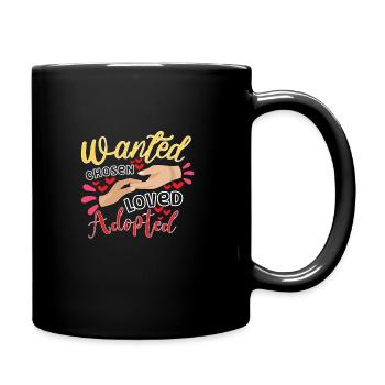 Funny Adoption Adoption Day Gifts - Full Colour Mug - black - Right