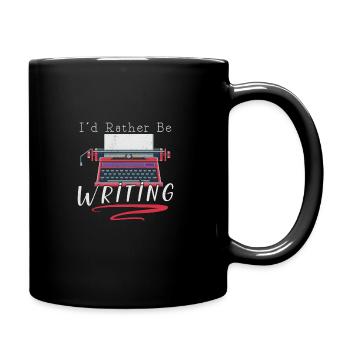 Author Writing Writer Literature - Full Colour Mug - black - Right