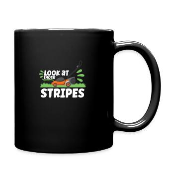 Garden Plants Gardener Lawn Mowing Leaf Blowers - Full Colour Mug - black - Right