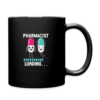 Lustige Apotheker-apotheken-techniker-apotheke - Tasse einfarbig - Schwarz - Rechts