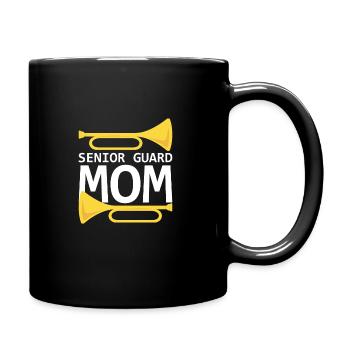 Marching Band Clarinetist School Rehearsal Music - Full Colour Mug - black - Right
