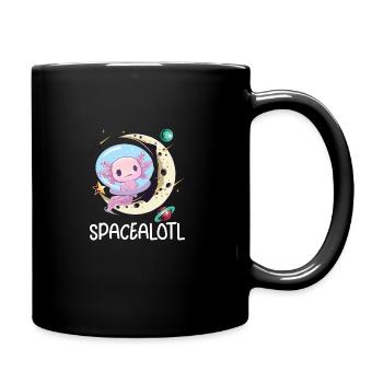 Axolotl Astronaute Astronomie Système Solaire Poison - Mug uni - noir - Droite