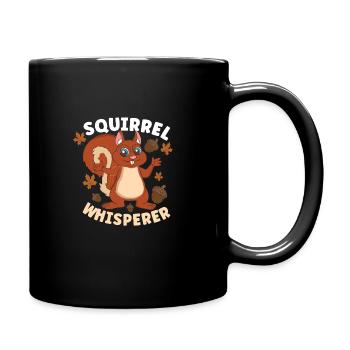 Funny Squirrel Fan Squirrel Lover Chipmunk Addict - Tasse einfarbig - Schwarz - Rechts