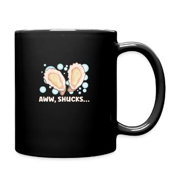 Oyster Lovers Funny Oyster Oyster Shucker - Full Colour Mug - black - Right