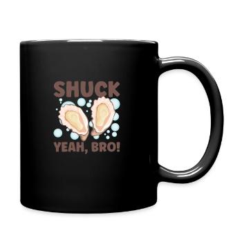 Oyster Lovers Funny Oyster Oyster Shucker - Full Colour Mug - black - Right