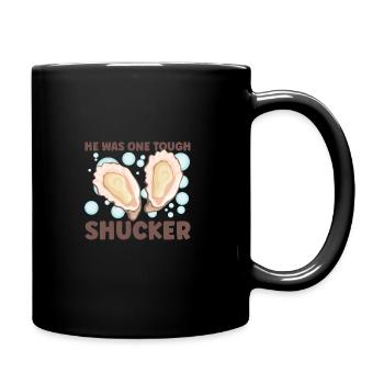 Oyster Lovers Funny Oyster Oyster Shucker - Full Colour Mug - black - Right