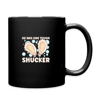 Auster-liebhaber Lustige Auster Auster Shucker - Tasse einfarbig - Schwarz - Rechts