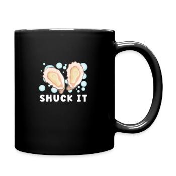 Auster-liebhaber Lustige Auster Auster Shucker - Tasse einfarbig - Schwarz - Rechts