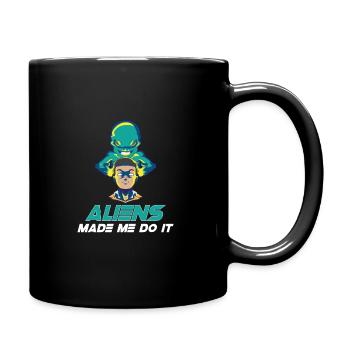 Alien Extraterrestrial Area 51 Ufo Space Geek - Tasse einfarbig - Schwarz - Rechts