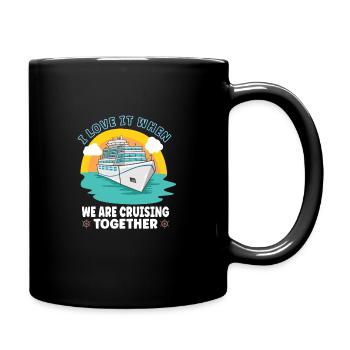 Bateau de navigation Capitaine Navire de croisière - Mug uni - noir - Droite