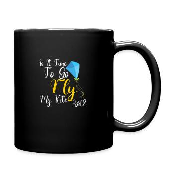 Kite Flying Kite Fan For Fite Flying Lovers - Full Colour Mug - black - Right