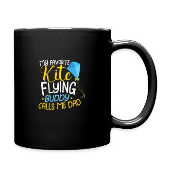 Kite Flying Kite Fan For Fite Flying Lovers - Full Colour Mug - black - Right