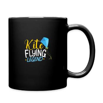 Kite Flying Kite Fan For Fite Flying Lovers - Full Colour Mug - black - Right