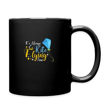 Kite Flying Kite Fan For Fite Flying Lovers - Full Colour Mug - black - Right