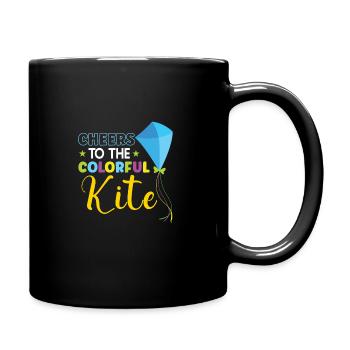 Kite Flying Kite Fan For Fite Flying Lovers - Full Colour Mug - black - Right