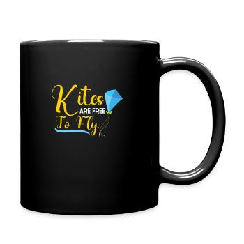 Kite Flying Kite Fan For Fite Flying Lovers - Full Colour Mug - black - Right