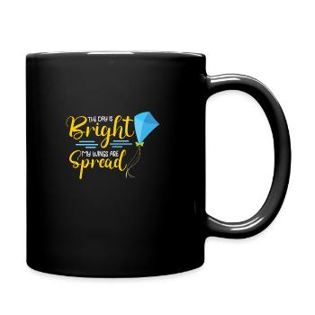 Kite Flying Kite Fan For Fite Flying Lovers - Full Colour Mug - black - Right
