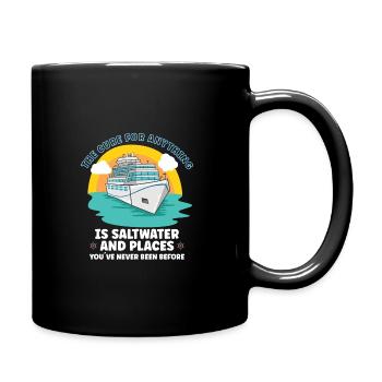 Bateau de navigation Capitaine Navire de croisière - Mug uni - noir - Droite