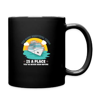 Bateau de navigation Capitaine Navire de croisière - Mug uni - noir - Droite