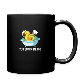 Canard en caoutchouc Canards Chasse aux oiseaux Amateur de canard Idée cadeau - Mug uni - noir - Droite