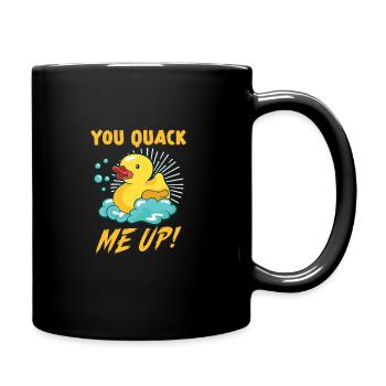 Canard en caoutchouc Canards Chasse aux oiseaux Amateur de canard Idée cadeau - Mug uni - noir - Droite