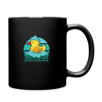 Canard en caoutchouc Canards Chasse aux oiseaux Amateur de canard Idée cadeau - Mug uni - noir - Droite