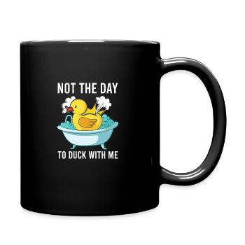 Canards en caoutchouc Canards Chasse aux oiseaux Idée cadeau d’amoureux des canards - Mug uni - noir - Droite