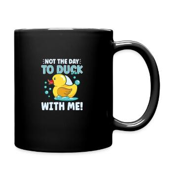 Canards en caoutchouc Canards Chasse aux oiseaux Idée cadeau d’amoureux des canards - Mug uni - noir - Droite